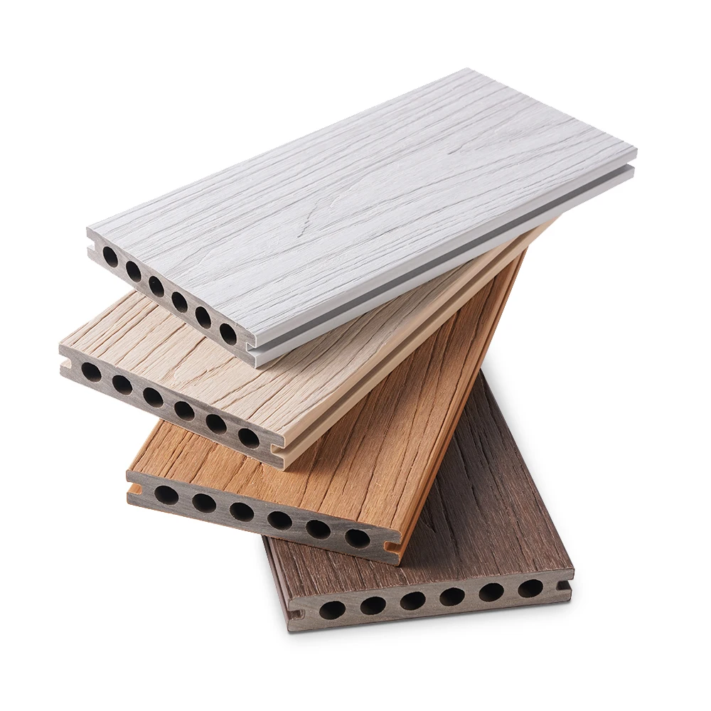 Easy Installation Modern Design Hide Frame Garden Flooring WPC Decking PVC Deck Boards