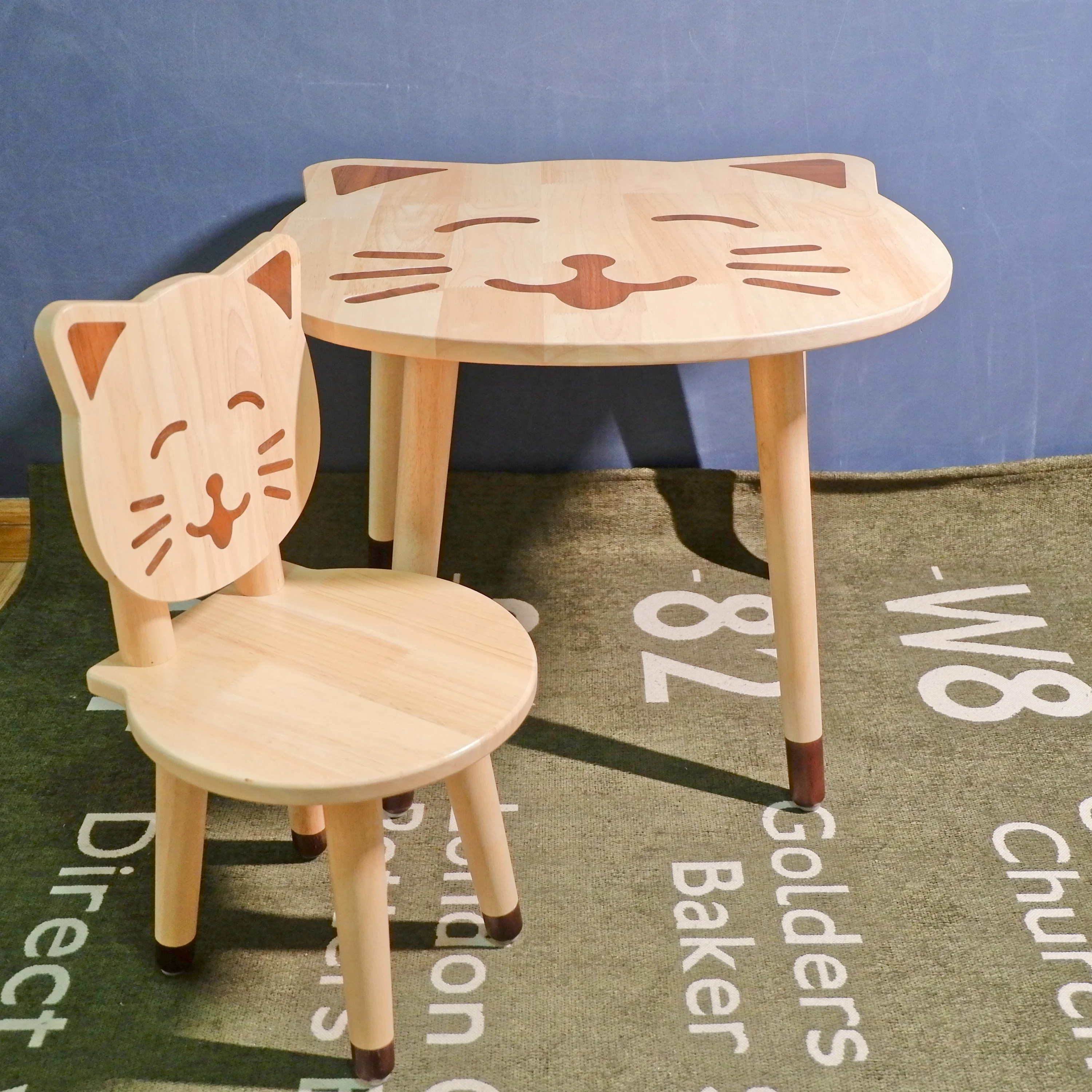 3Y+ Wooden Table Set Kids Room Furniture Wooden Furniture For Children Room