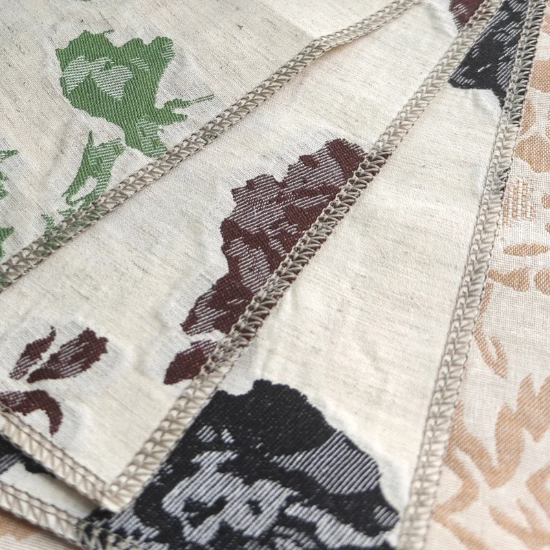 High Quality Plain Cotton and Linen Curtain Fabric for Home Decor Drapery and Textile Material Rolls for Curtains and Sewing