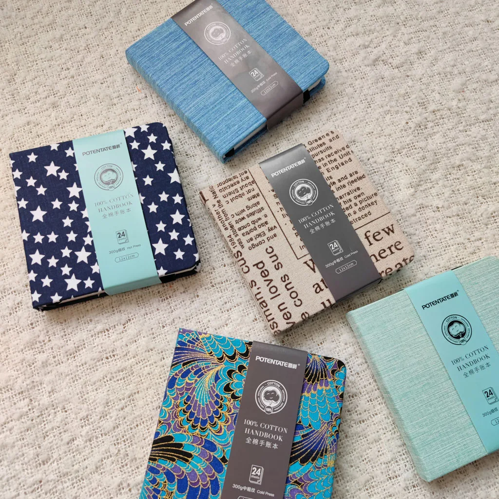 100% Cotton Potentate Artist Painting Drawing Watercolor Paper handbook journal Cold Press