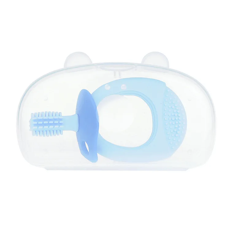 Baby toothbrush molar Rod baby teether0-1-2-3Year-Old silicone tooth training children