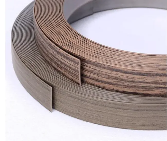 Glossy  matte embossed surface pvc edge tape Edge Banding for plywood