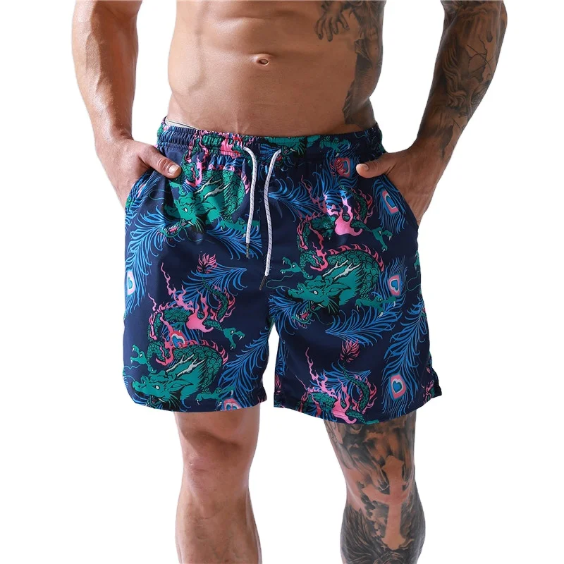High quality custom Boardshorts 4 way stretch blank Swim men shorts For sublimation