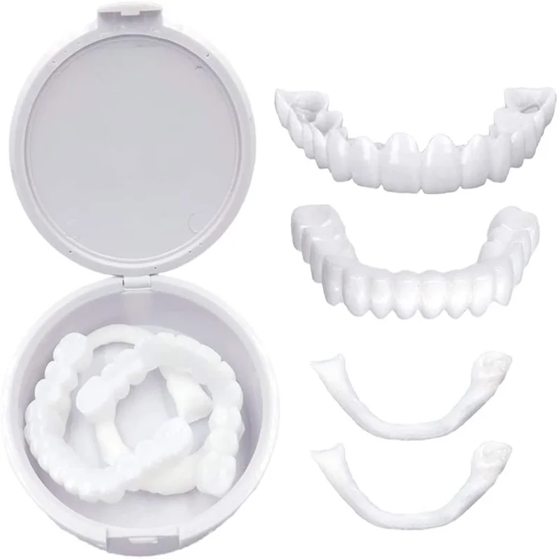 Factory Stock Teeth Veneers Whitening Dentures Imitation Braces Temporary False Teeth Cover Denture Braces Perfect Smile Veneers