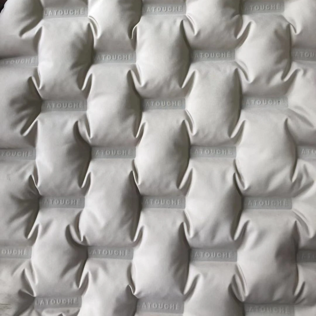 Channel fabric Wholesale Fashion Waterproof Padding Down Filled Polyester channel fabric for Down Jacket puffer fabric