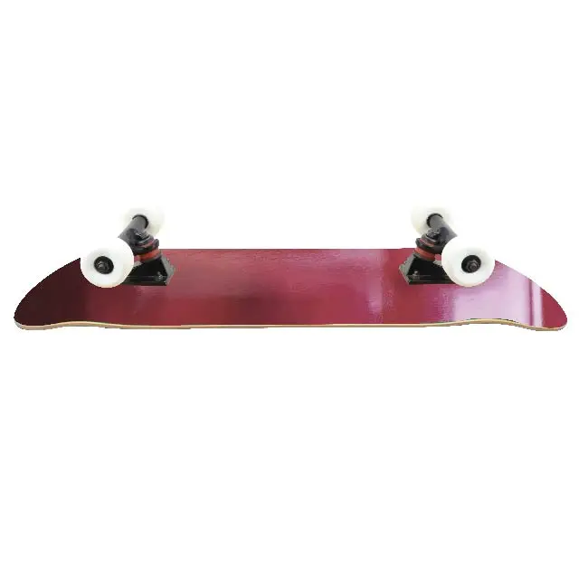 2022 New Fashion Foil Color Carbon Fiber plus Maple Wood Skate Board in Old School Skateboard type
