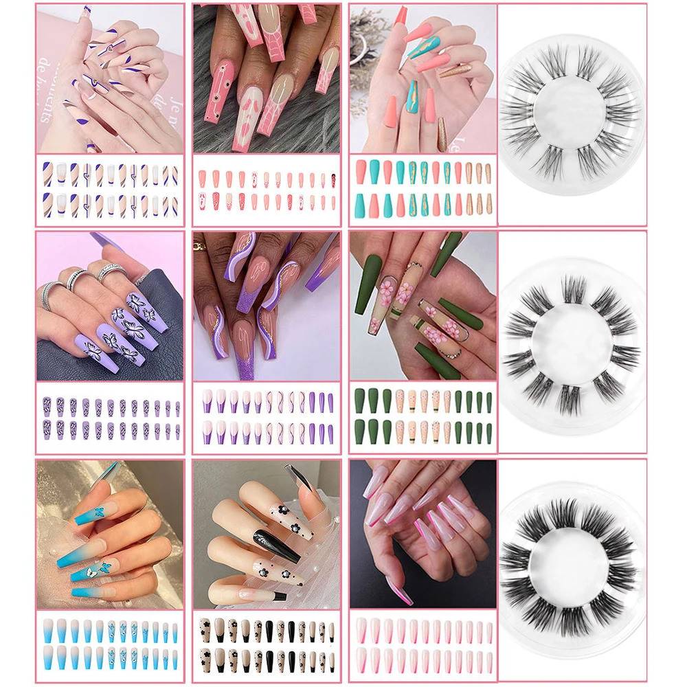 Европейский продукт, Европейский сегмент для маникюра, набор для наращивания ресниц и ногтей, новый комплект для женщин, сегментированный Европейский Бонд