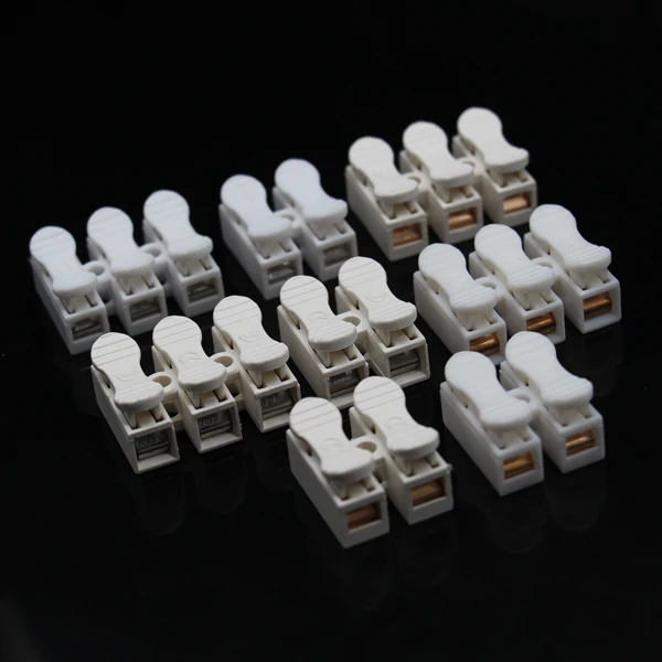Mini Quick Fast Wire clip Connector electric led lighting Connector wire Push button contact Terminal Block