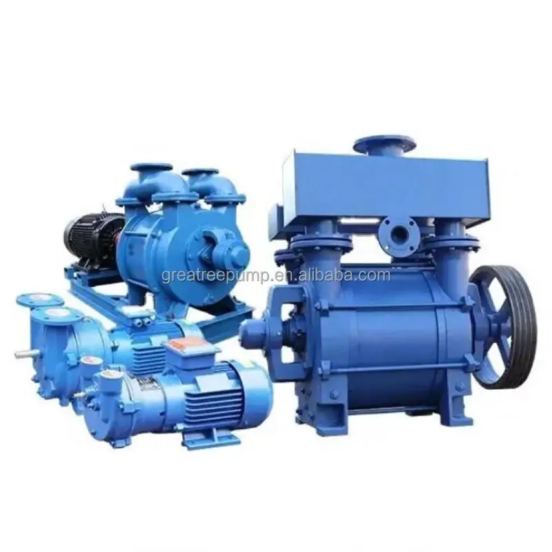2BV Series Electric Vacuum Pump High Pressure Electric Motor Horizontal Pump Oil Free 100% Copper Wire