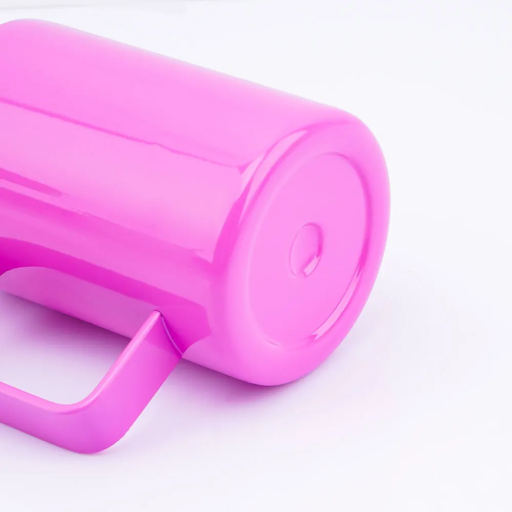 Hot Selling  3oz small glass with handle Stainless Steel Shot Glass 3oz Mini Tumbler With Straw And Lid