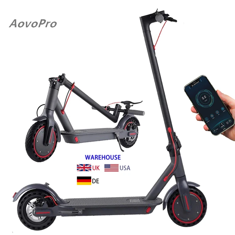 Aovo PRO Scooter Official 350W Motor 10.5Ah Battery Waterproof IP65 8.5 Inch Foldable fashion Electric Aluminum Alloy Scooter