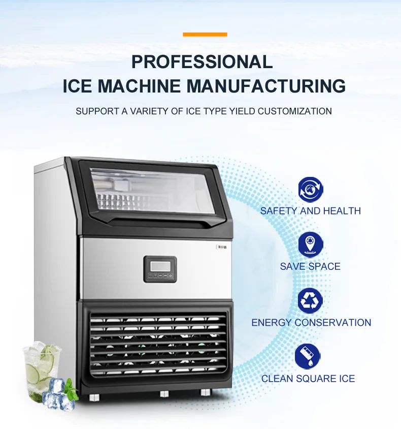 Wholesale table top energy saving energy saving High Capacity ice cube maker machine commercial