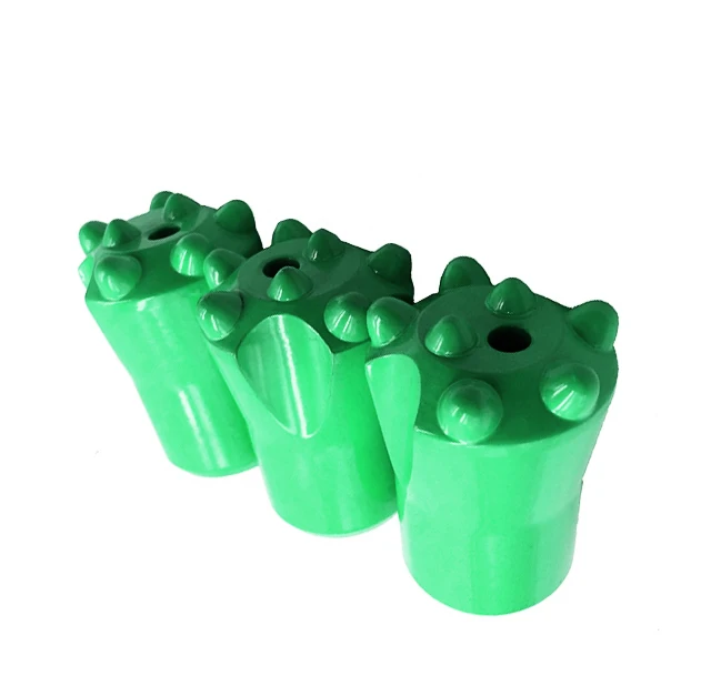 11 Degree 34mm 7 Degree Hard Rock Button Taper Drill Bit 32mm 36 Mining Rock Bits Tapered Button Drill Bit