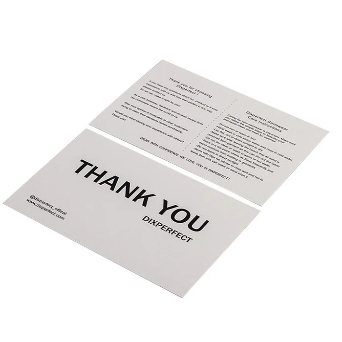 Custom Thank You Card Custom Thank You Card With Logo e-commerce thank you tags