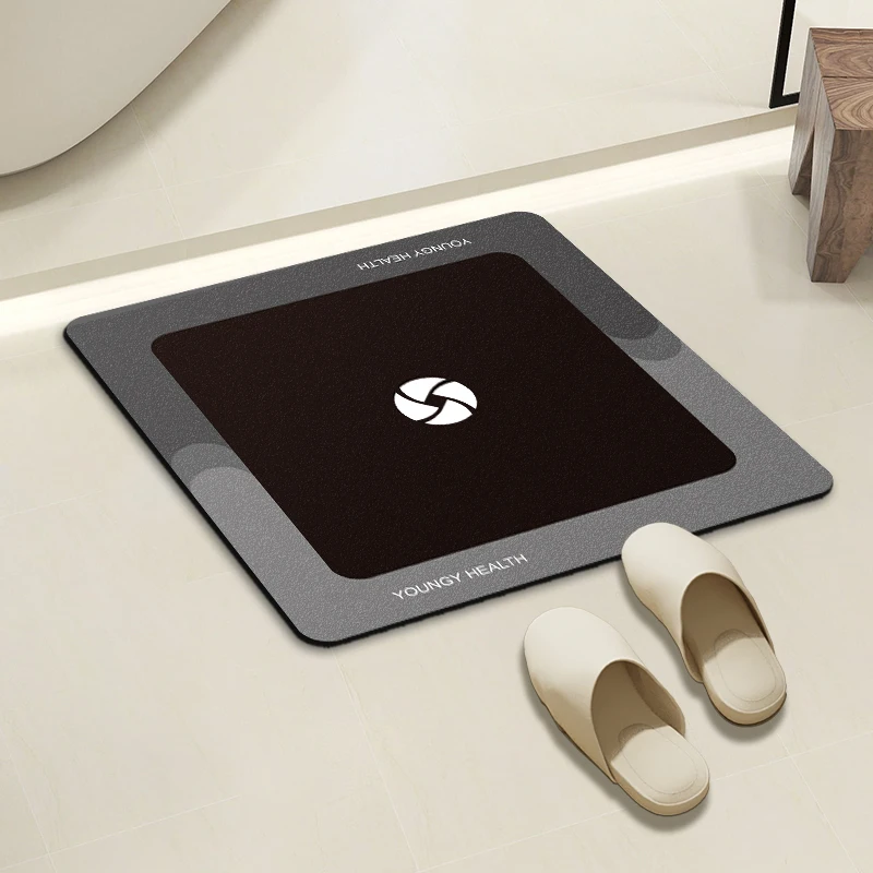 Portable Sauna Water Absorbing Mat Rubber Diatom Mud Floor Mat Absorbent Pad Carpet Anti Slip Diatomite Sauna Mat