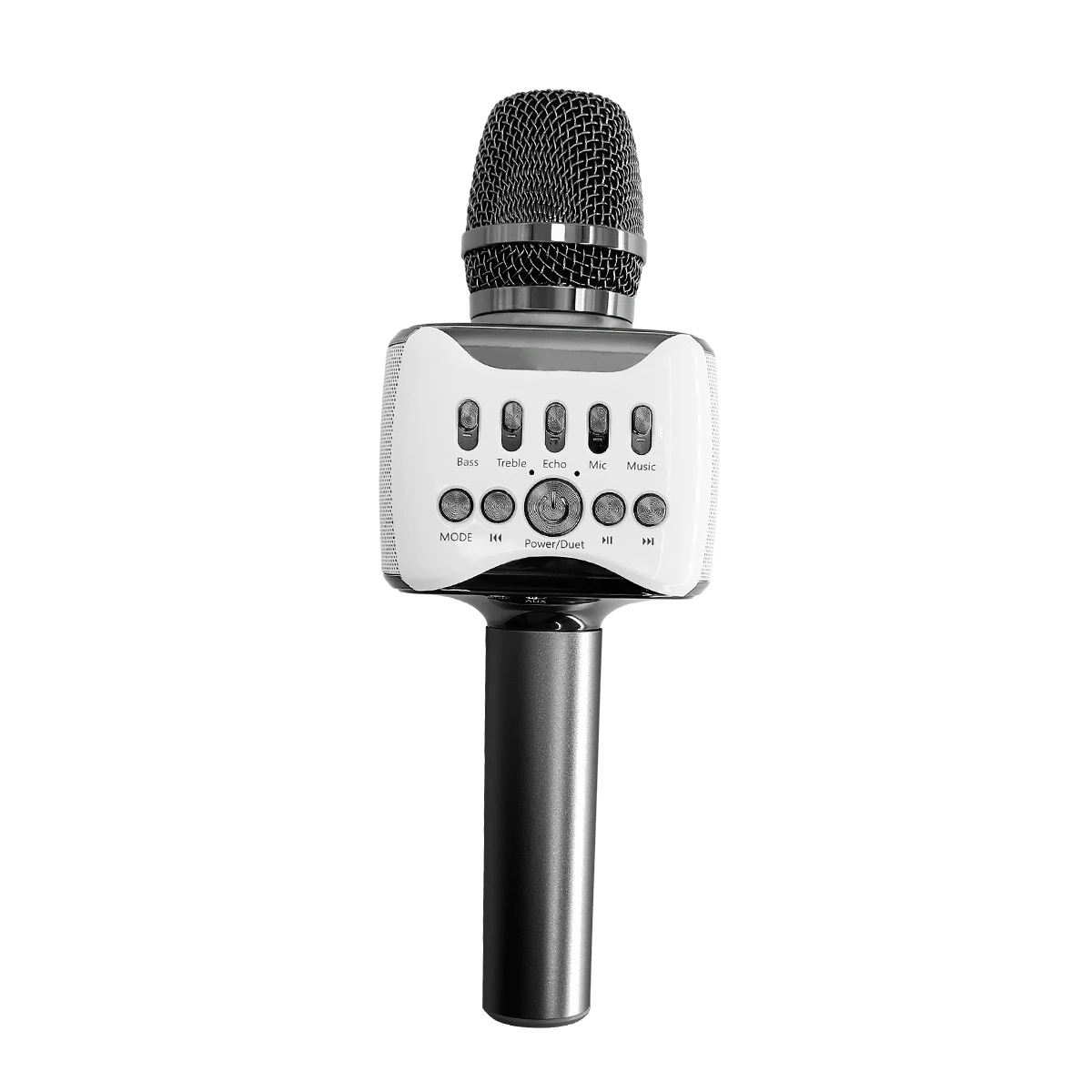 H53B Rechargeable TF USB MP3 Wireless Karaoke Microphone Stereo Output Mic for Home KTV Smart Phone Mike Mini Speaker