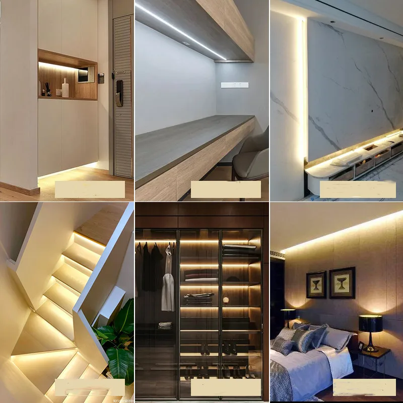 ac110v cob led strip cri95 ip67 waterproof aluminum led hard strip light ac220v cob led strip lights