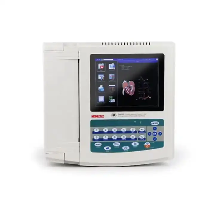 Portable 12-Ch ECG: Standard 10-Lead Cable& PC Software& Thermal Printer