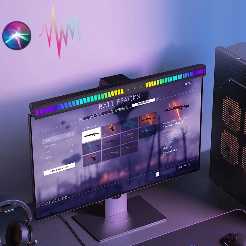 Stepless Dimming Reading Hanging Light USB Powered Smart Home Light Computer Monitor Laptop LED Screen Bar Lamp