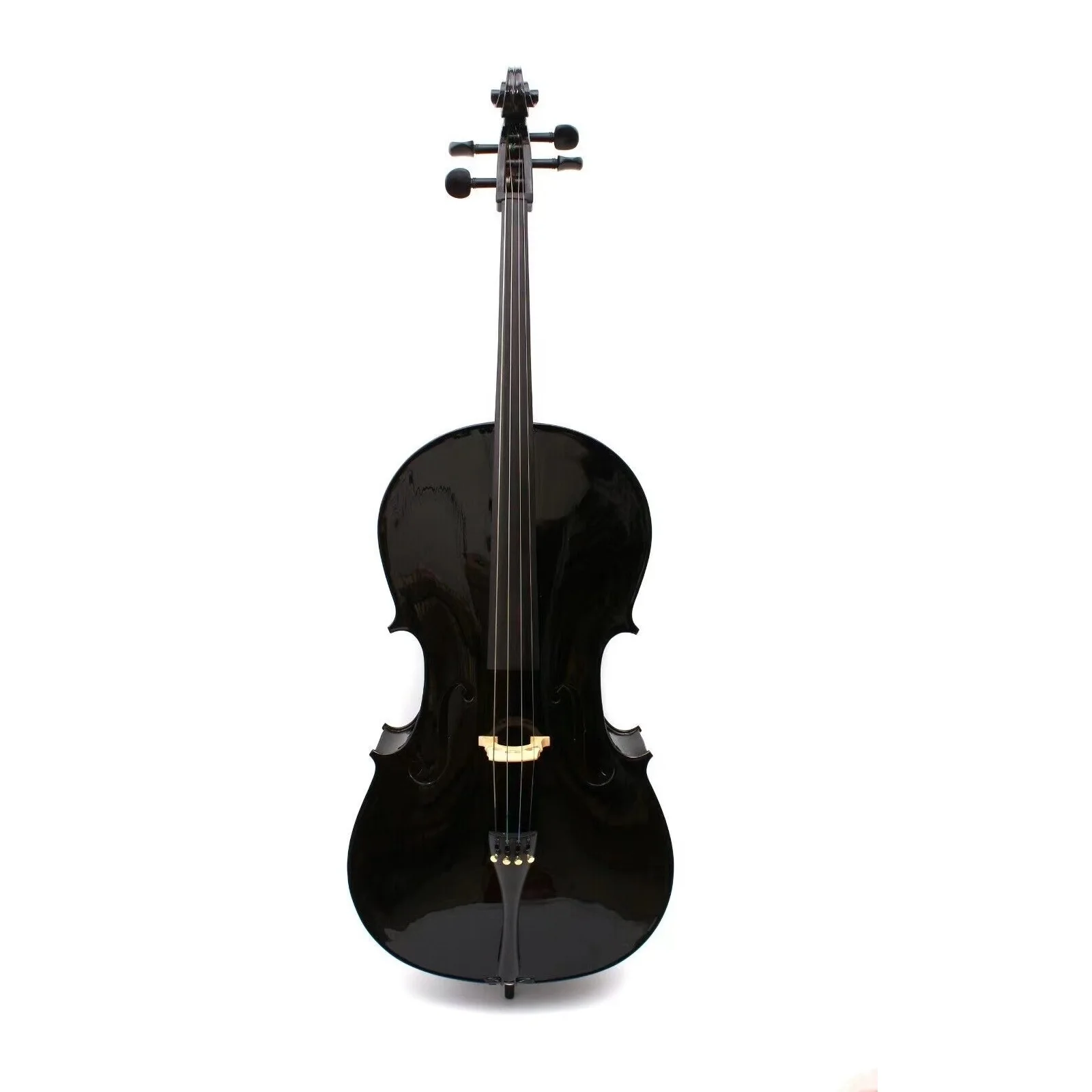 cheap price hot sale Black color student spruce cello 4/4 wholesale