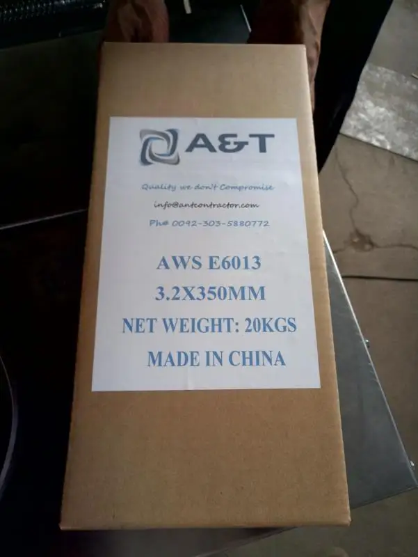 2.5mm Welding Electrodes Welding Rod Bridge Brand Quality Carbon Steel Factory Supplies Golden AWS E6013 E7018 AWS Standards