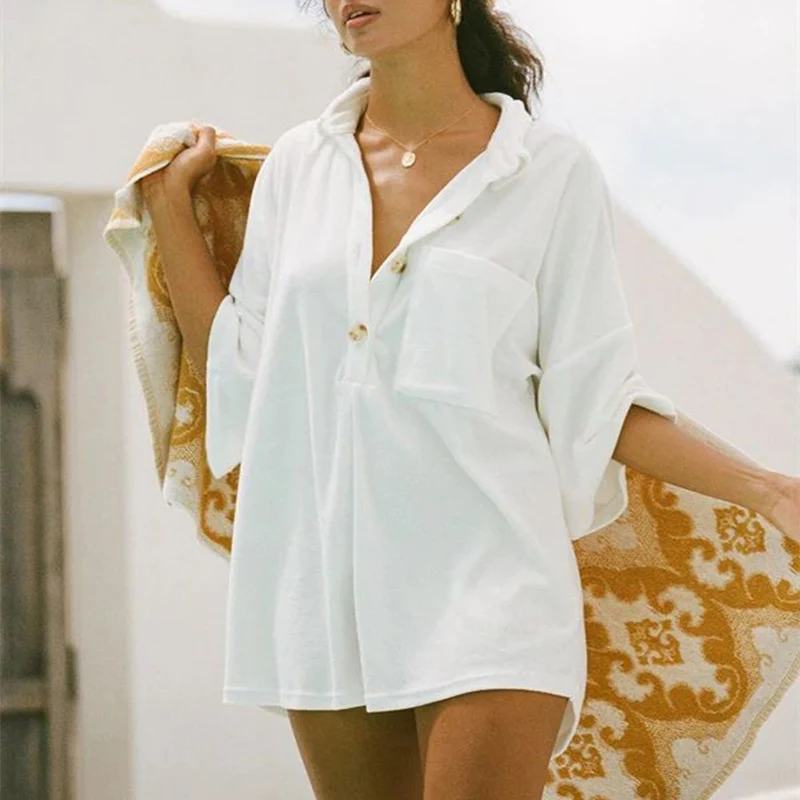 Women plus size long sleeve bodysuit casual comfort rompers women jumpsuit