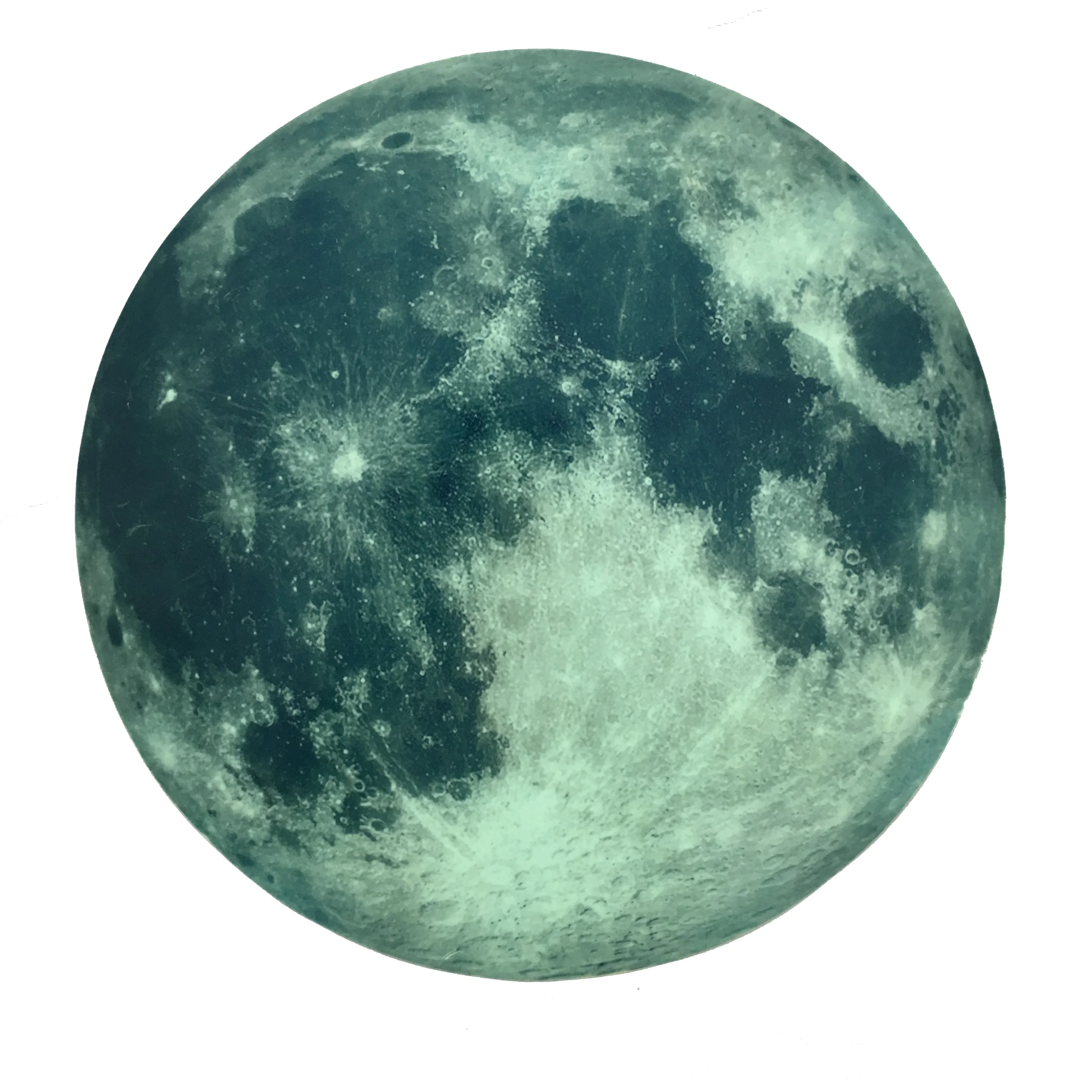 
 Декор для детской комнаты 3D Луна Светящиеся Настенные наклейки Светящиеся в темноте  