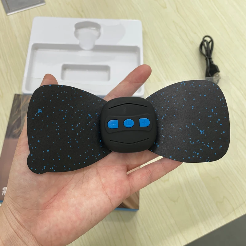 Ems 6 Modes Electric Cervical Spine Mini Massage Patch Vibration Neck Legs Waist Back Massagers