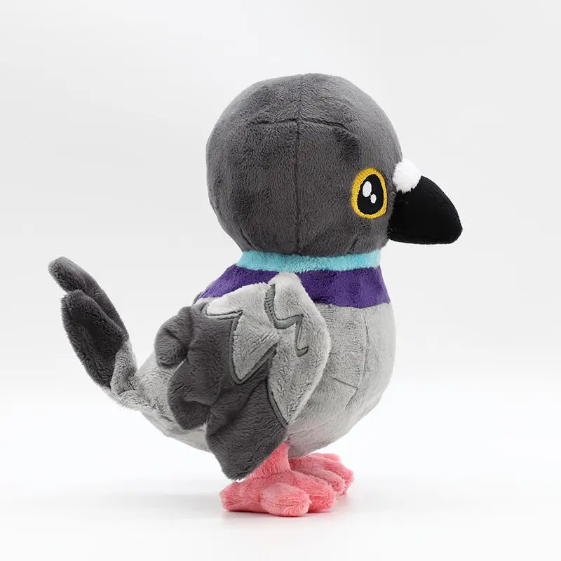 Greenmart Custom Wild Animal Plush Stuffed Bird Toys ODM Personalized 10 cm Soft Pigeon PP Cotton Filled Soft Material Label Tag