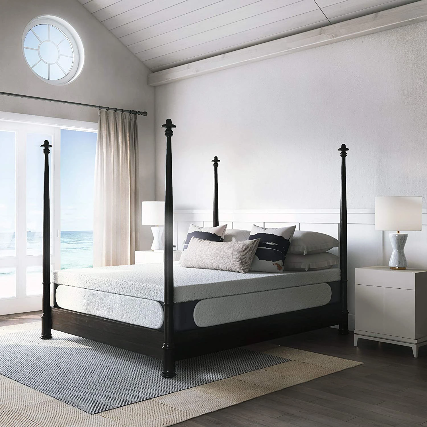 
 Водонепроницаемые протекторы, белая вязаная ткань, люлька, коврик, двойной размер, футон, складной матрас  