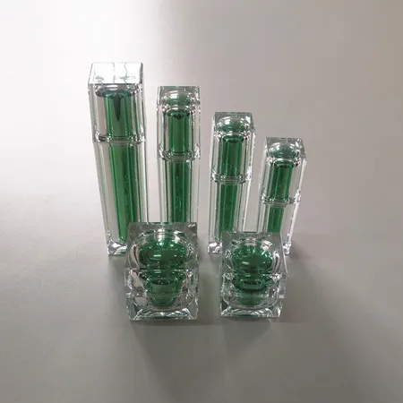 
wholesale acrylic jar transparent color 15 ml plastic empty face cream jars 