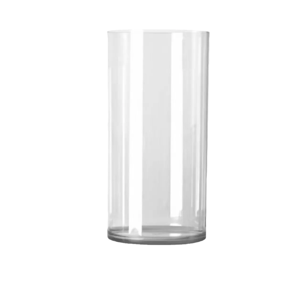 2024 New wholesale flower acrylic large clear vase for wedding living room decoration