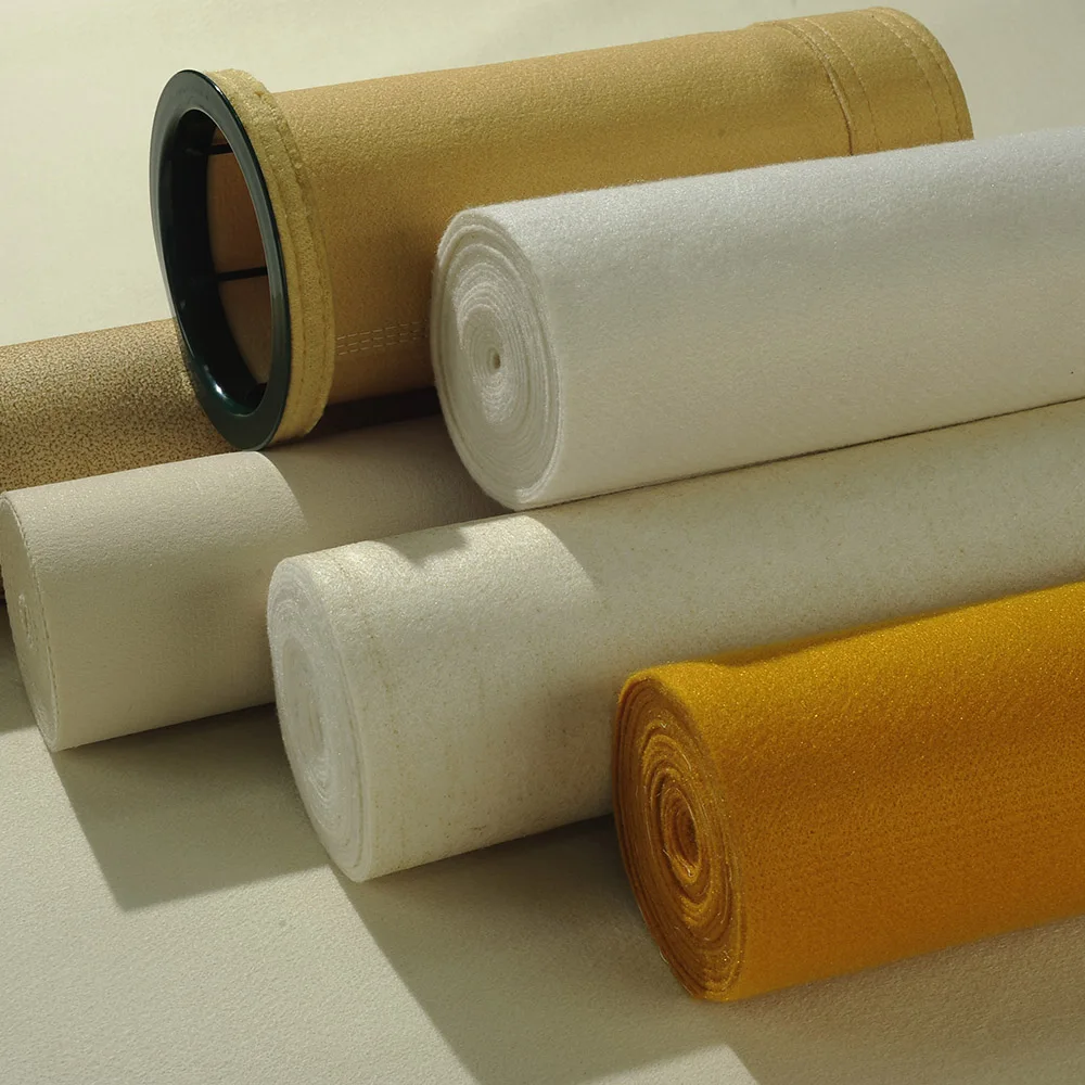 PPS high temperature PPS fabric filter bag dust collector needle felt with PTFE membrane