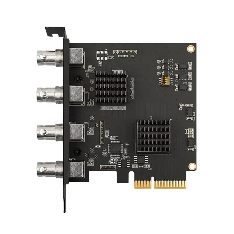 Трансляция Linux, Лидер продаж, 4CH SDI, захват видео 1080P 60fps PCIE, Карта видеозахвата для камеры Telestudio