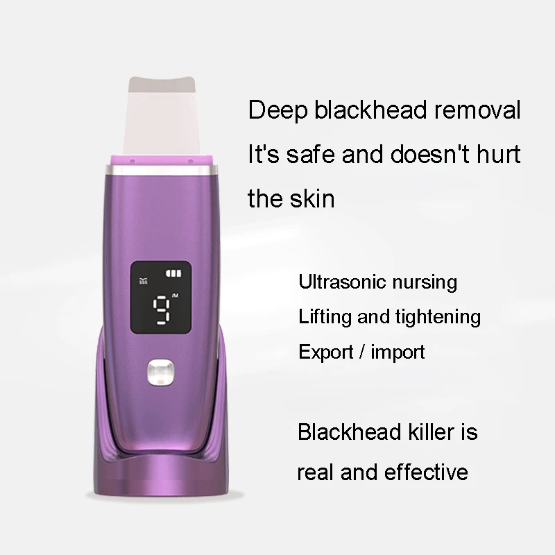 Аппарат для очистки кожи лица Exfoliante чистка уход оборудование салонов красоты скребок ультразвуковой Лопата микротоковая машина