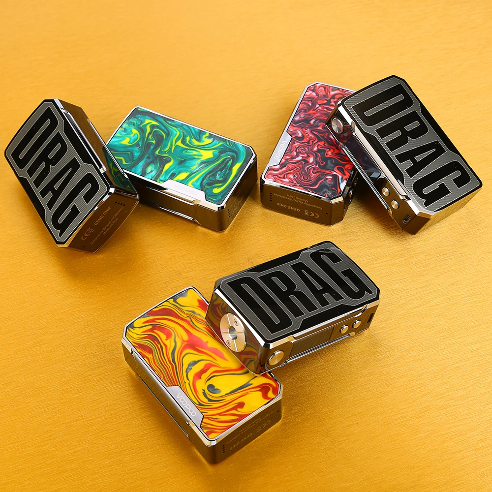  Оригинальный VOOPOO Drag Mini Platinum Edition 117W BOX MOD 4400mAh Встроенный