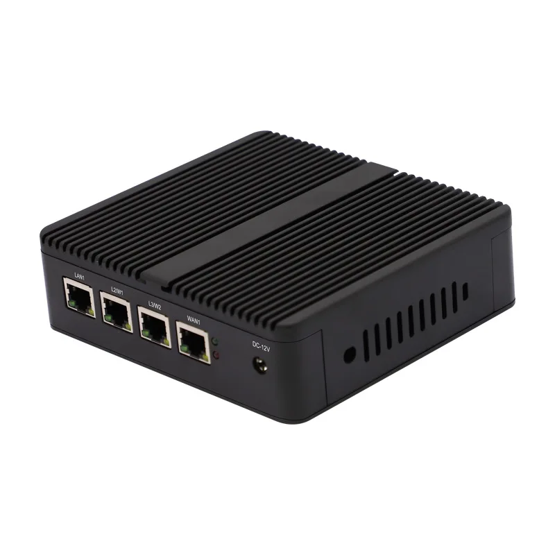 mini pc pfsense j4125 4 Gigabit Ethernet lan Embedded fanless mini firewall
