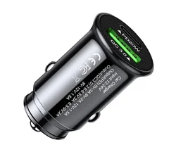 Car Neutral Bullet Single Mini Car Usb Charging Black Mobile Phone Car Charger Usb Charging