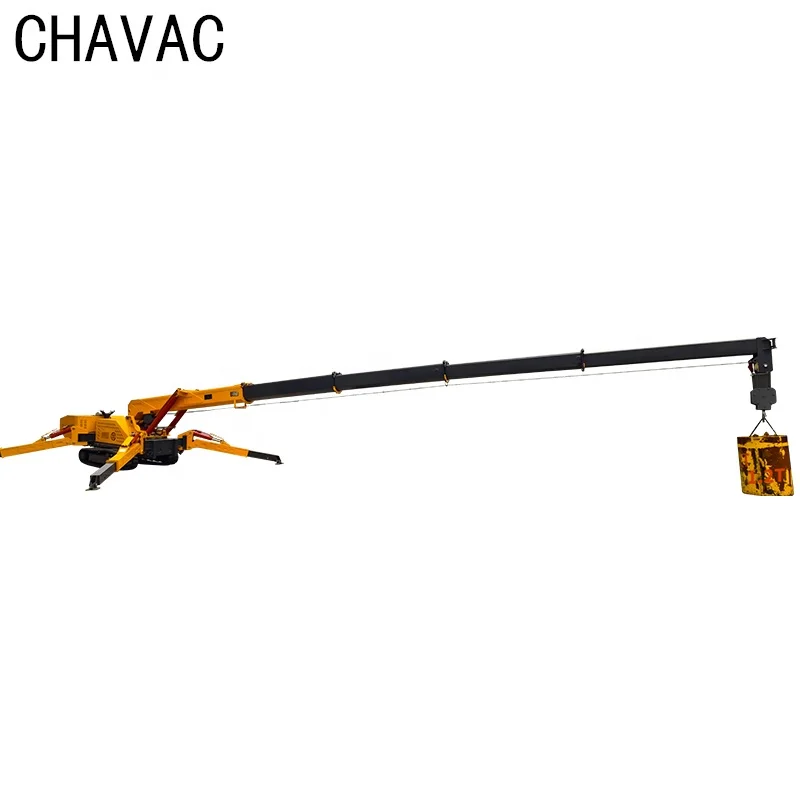 3t 5t 14ton Crawler Small Mini Spider Crane  for Lifting with CE