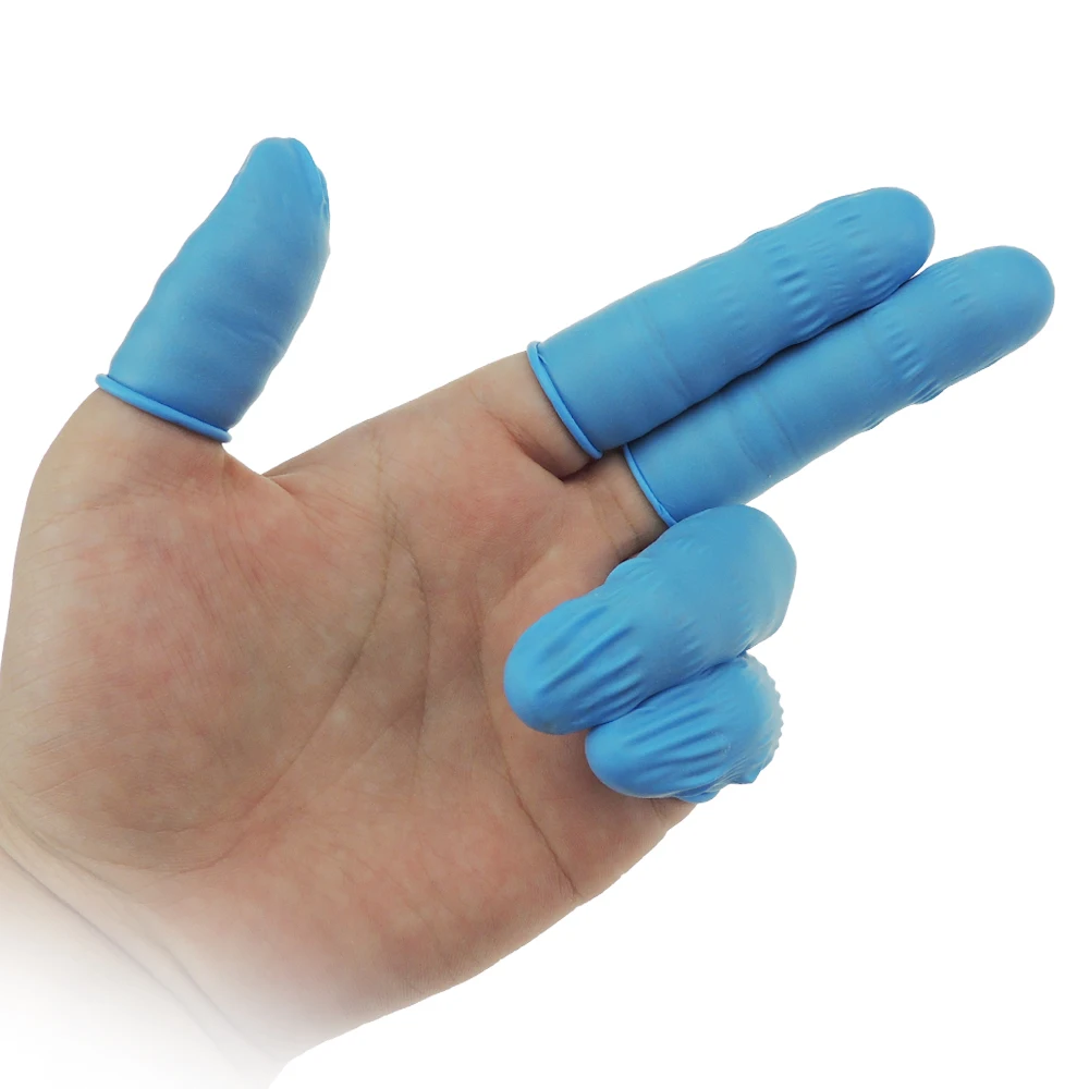 Hottest selling Clean room anti-allergic nitrile finger cot