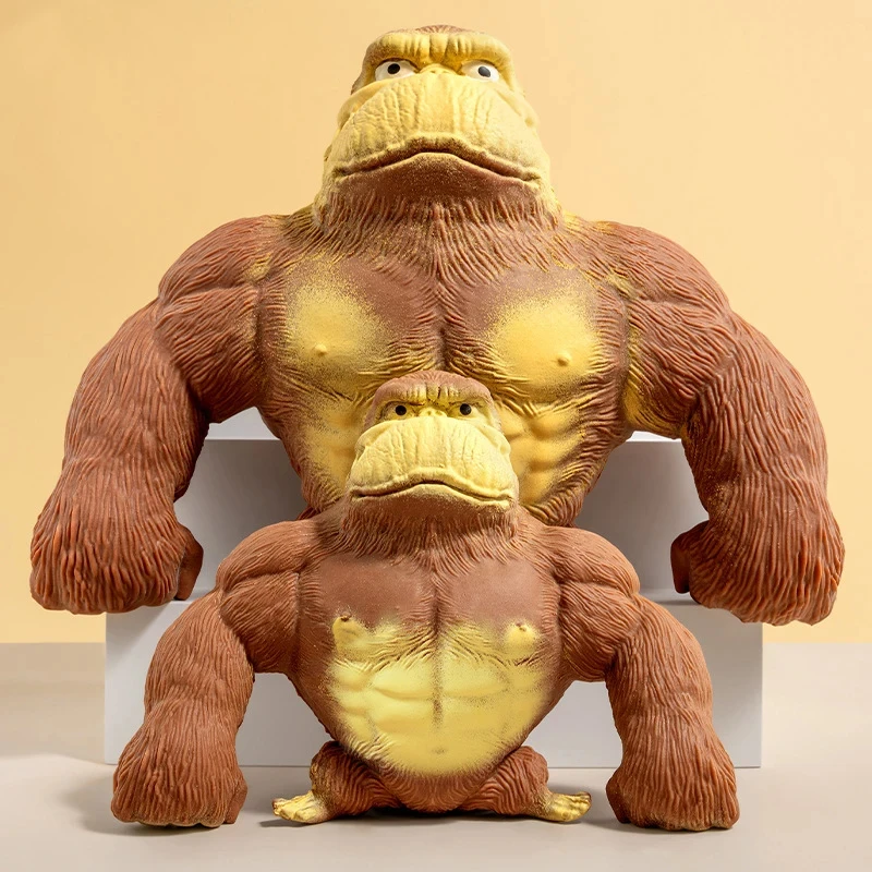 Squeeze Gorilla Toy Funny Monkey Toys Decompression Toys Rubber Stretch And Squeeze Gorilla Gift