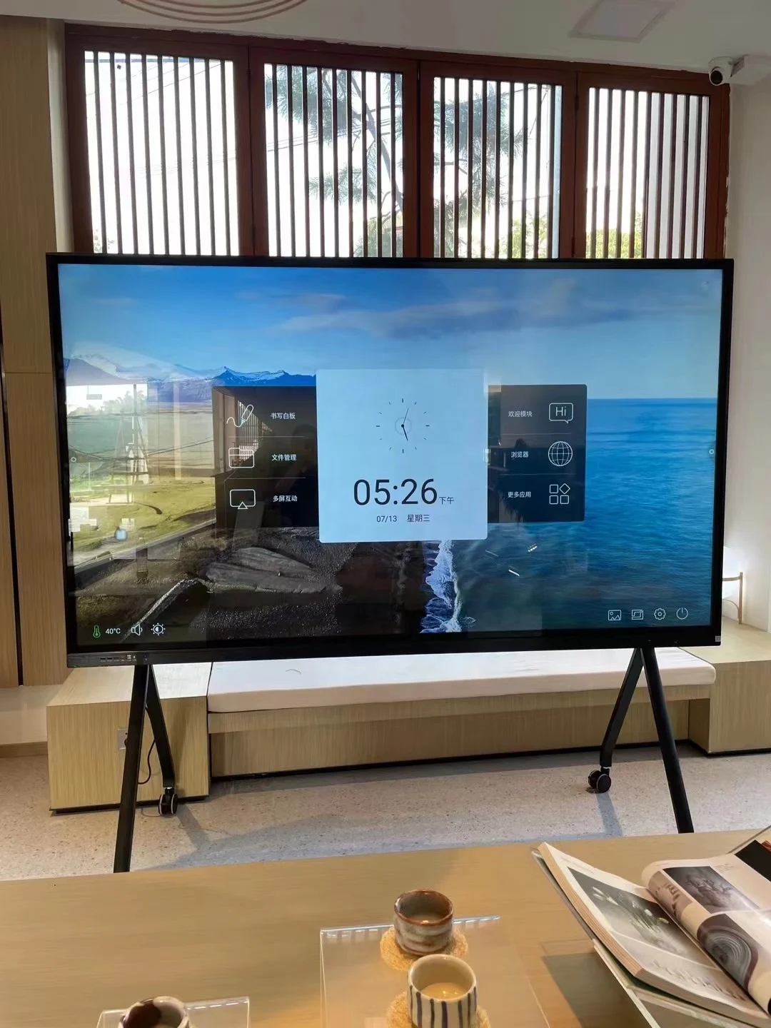 Заводская Лучшая цена 4K Android OPS 65 дюймов интерактивный дисплей смарт-доска 75 сенсорный экран монитор интерактивная доска