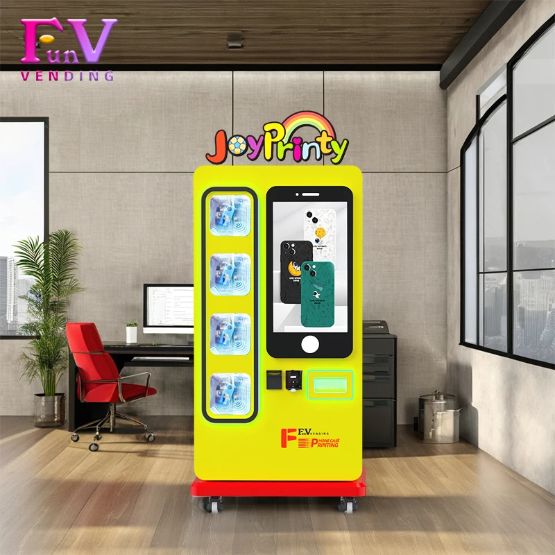Funvending vending machine manufacturer launches new product JoyPrinty Mobile phone case self-service machine