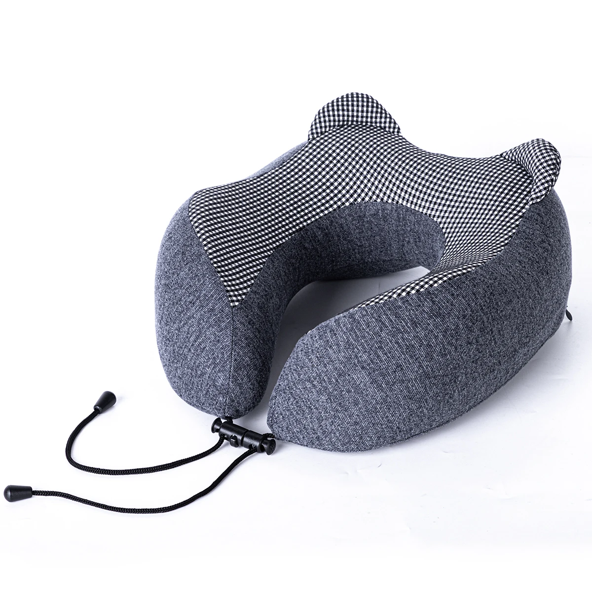 Bear Ear Shape Comfortable Stylish Trendy Foldable Kids Adult Memory Foam U Travel Airplane Neck Support Cushion Pillow