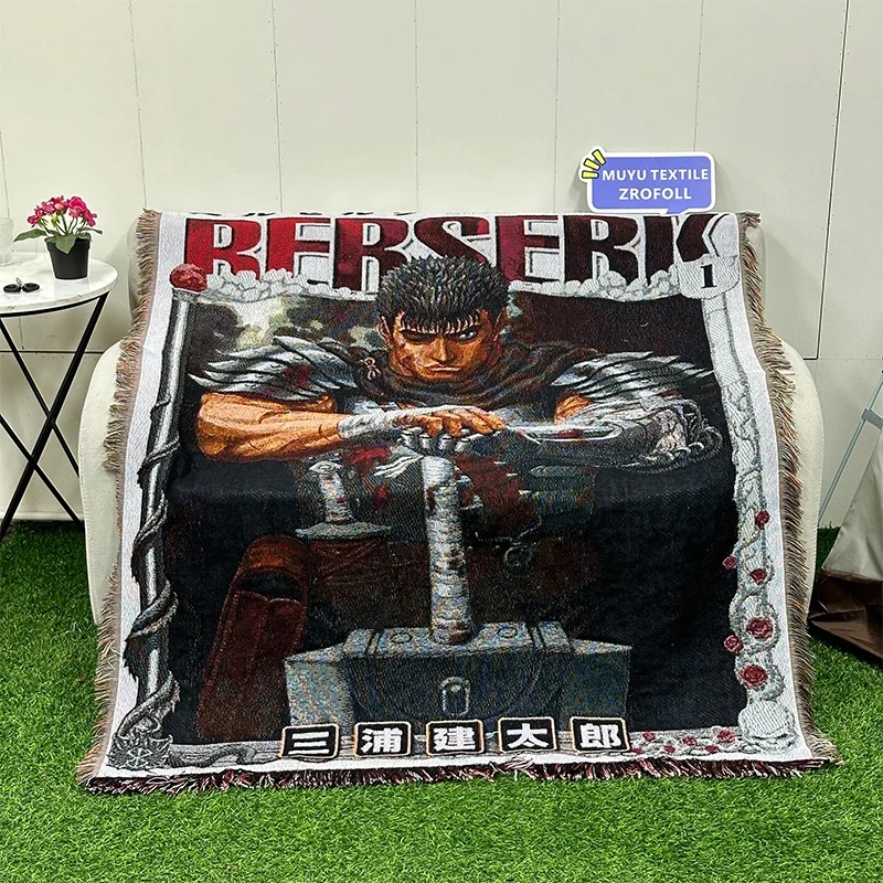 Manufacturers Diverse Customization Anime Tapestry Throw Blanket  Eco-friendly Sofa cover