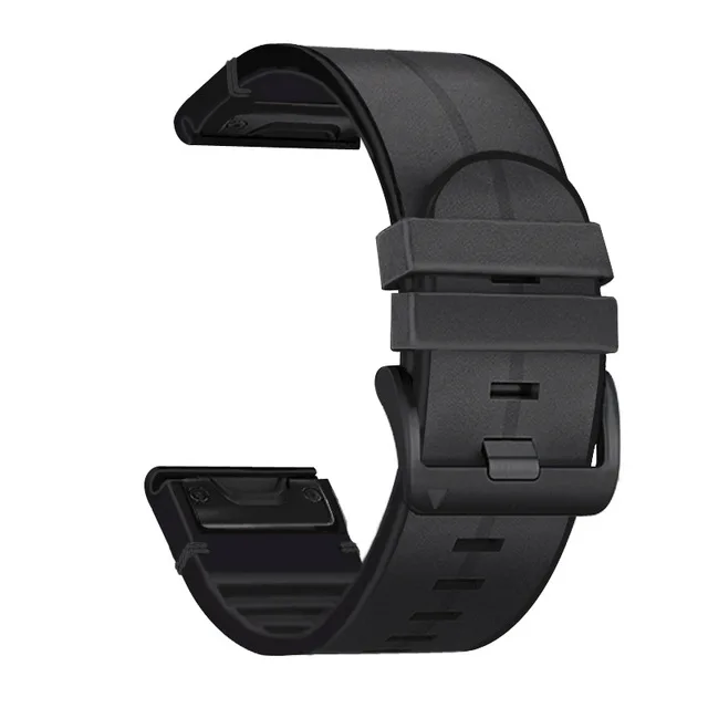 Quick Release Bands for Garmin FENIX7X/5X,leather strap for Garmin 6X PRO business silicone with leather Quick fit 22/26mm strap