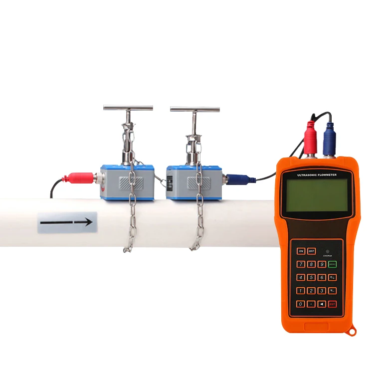 Sincerity Flowmeter Battery Powered Manual Ultrasonic Water Flow Meter Clamp On Ultrasonic Flowmeter