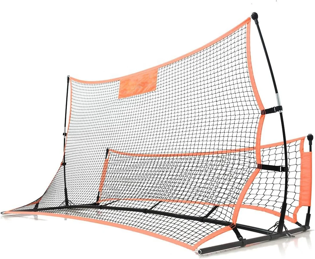 Double-Sided Soccer Ball Target Goal Practice Rebounder Net for Soccer Training