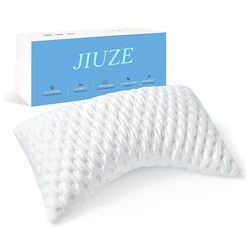 Bed Pillow Gel shredded Memory Foam Adjustable Pillows Washable Cover gel cooling nursing pillow
