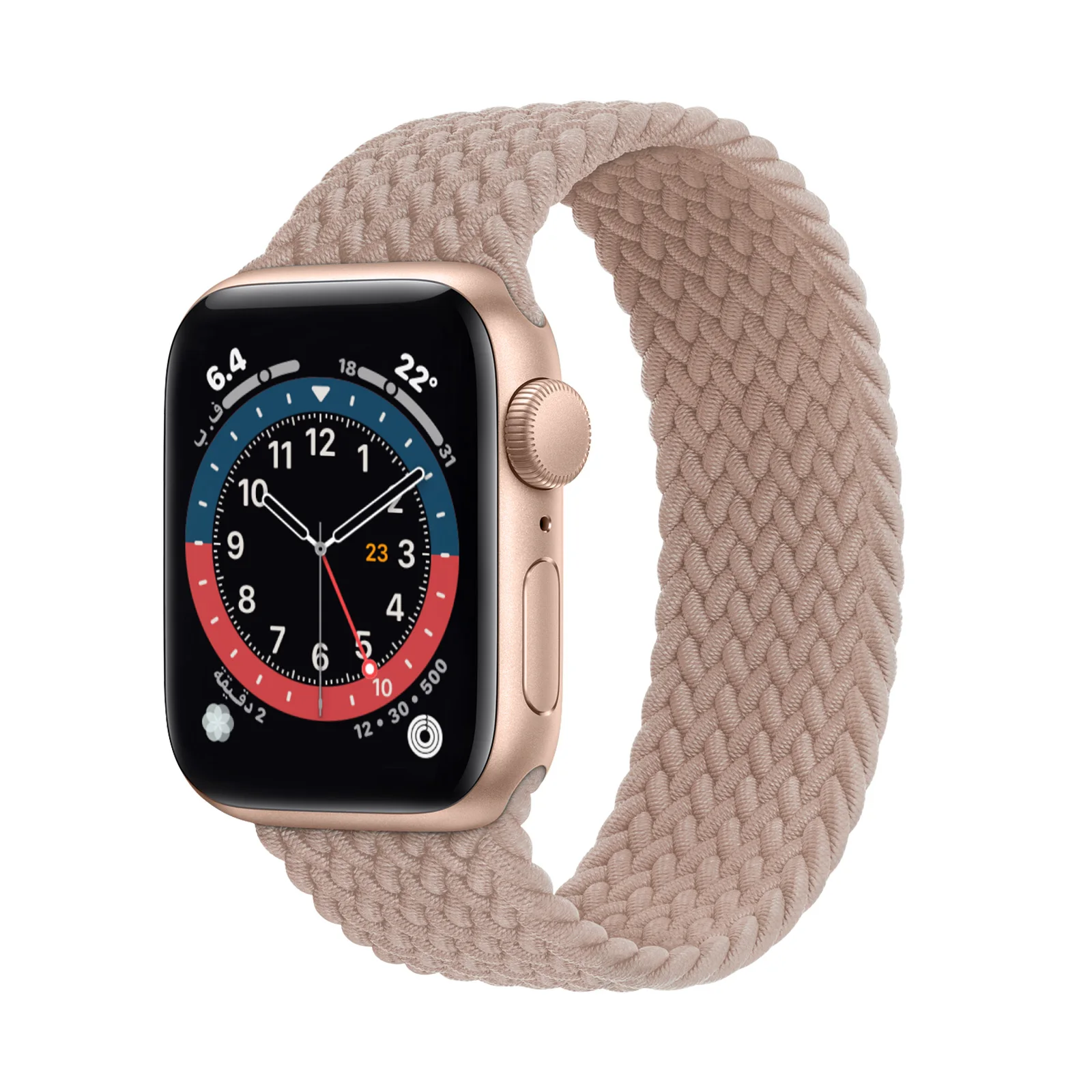A-E010 Custom Fashion Watch Straps Elastic Braided Loop Watch Bands For Apple Watches Series 1-8